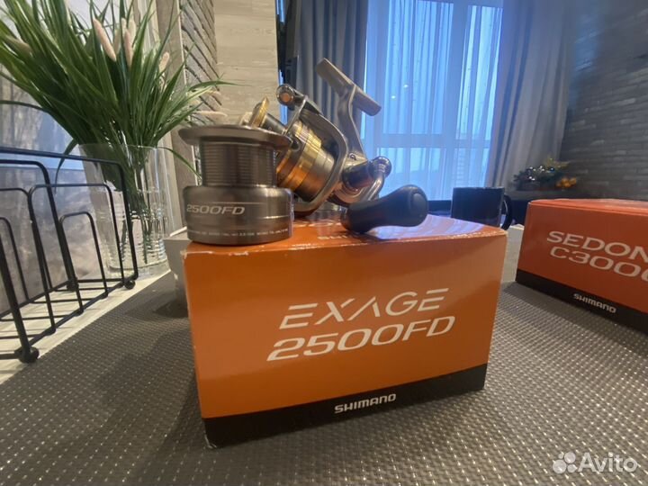 Катушка shimano exage 2500,shimano sedona3000