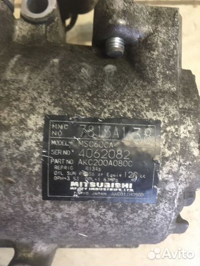 Компрессор кондиционера Mitsubishi Lancer 4A91