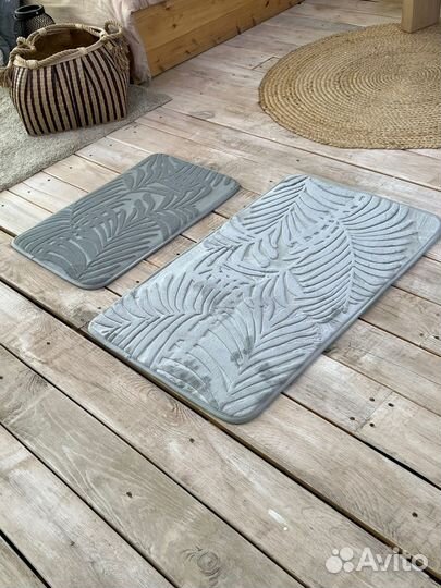 Коврики для ванной и туалета «Комплект 2 в 1»