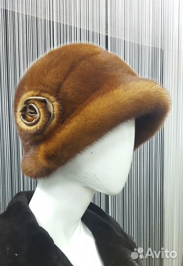 Норковая шапка женская шн-136