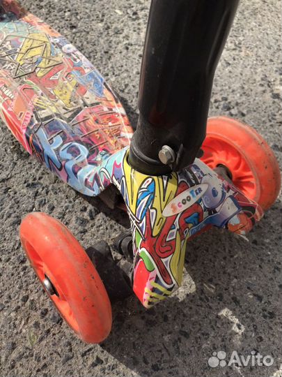 Самокат трёх-четырёх колёсный 3-7 лет