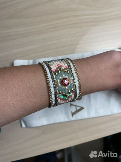 Кожаный браслет Buba