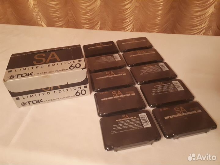 Аудиокассеты TDK SA 60 Limited/Original/Japan/New