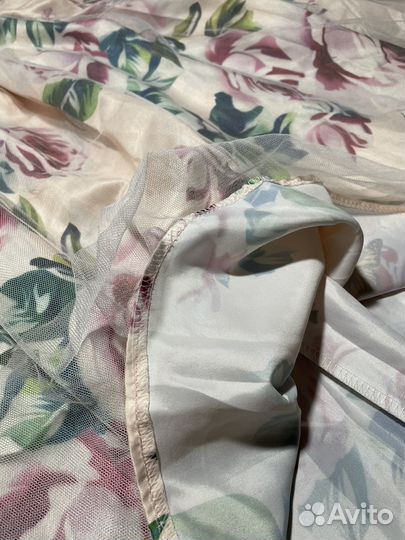 Юбка в цветочек