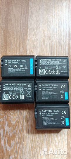 Аккумулятор sony NP-FW50