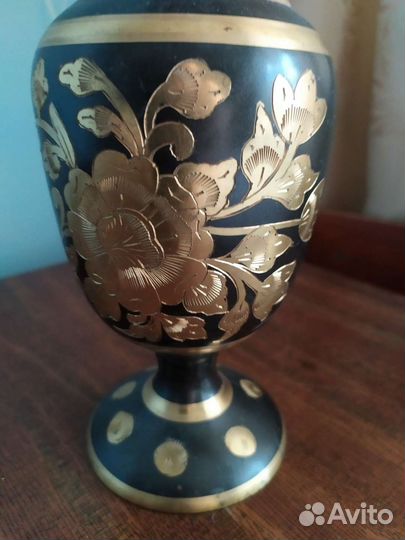 Ваза латунь Индия