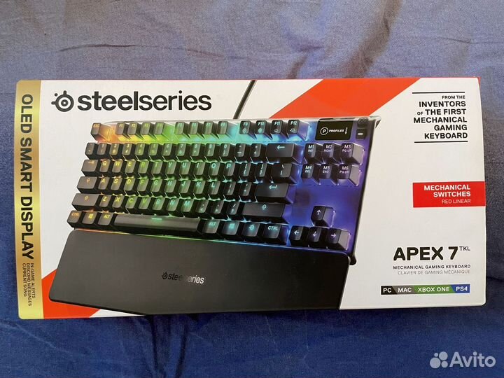 Клавиатура steelseries apex 7