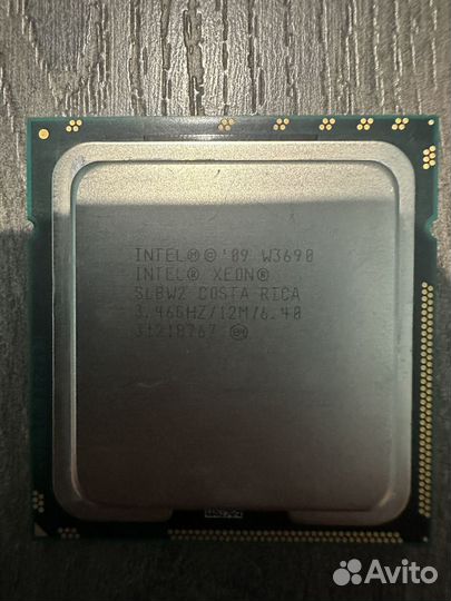 Процессор Intel Xeon W3690 3.64Ghz