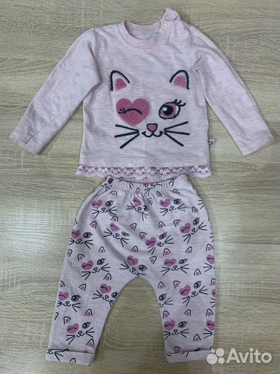 Трикотажный костюм для девочки