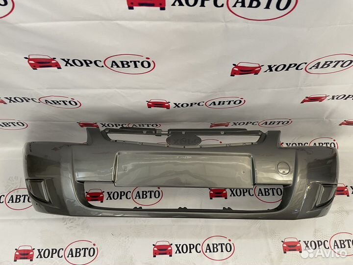 Передний бампер на LADA Priora 2 в цвет Полюс Мира