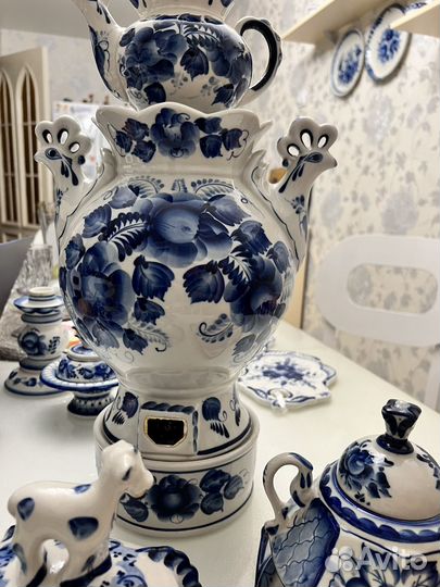 Посуда Гжель