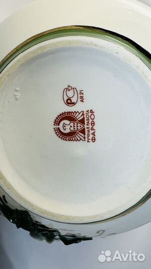 Заварочный чайник комплект фарфор ручная работа