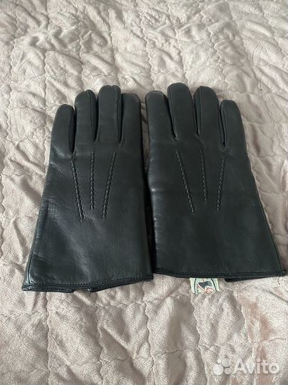 Перчатки мужские зимние из натуральной кожи