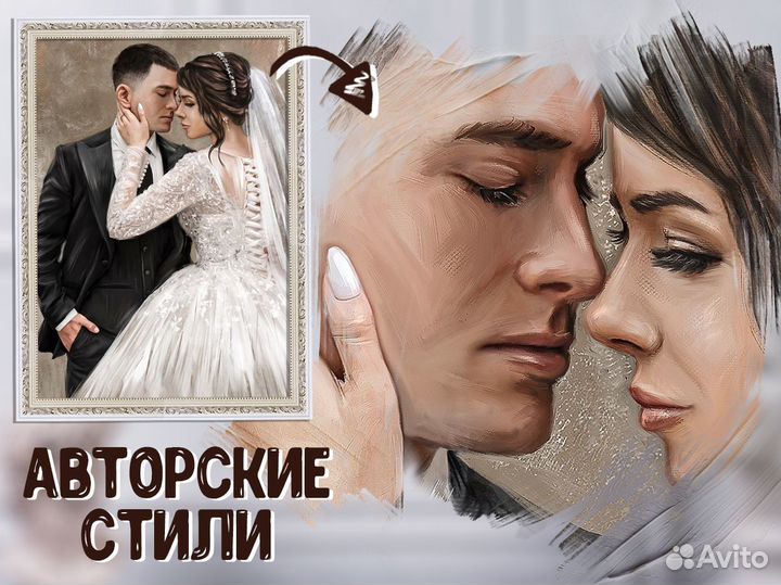 Портрет по фото/печать на холсте Нижний Новгород