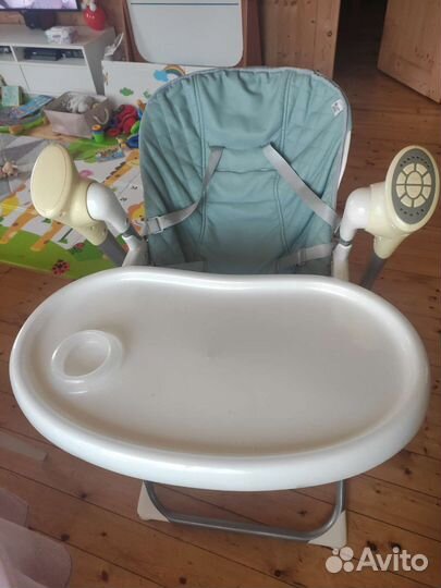 Стульчик для кормления с качелями 2в1