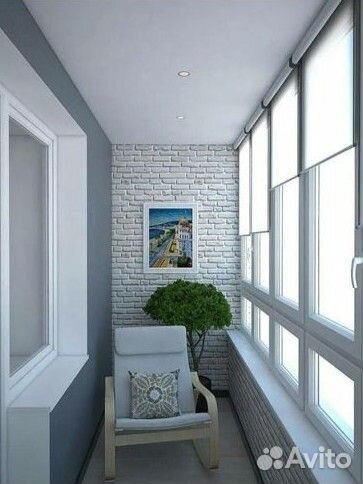 Бютжетая отделка балконов и лоджий под ключ