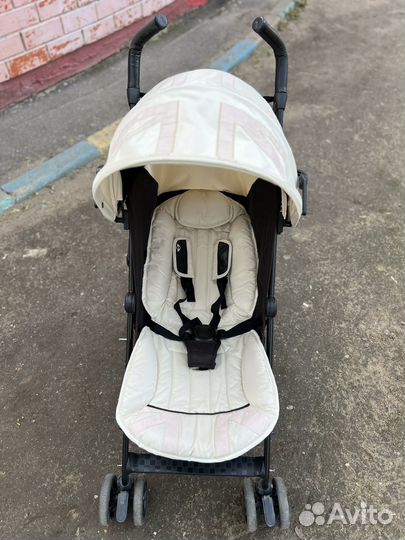 Коляска прогулочная Mini Cooper бежевая