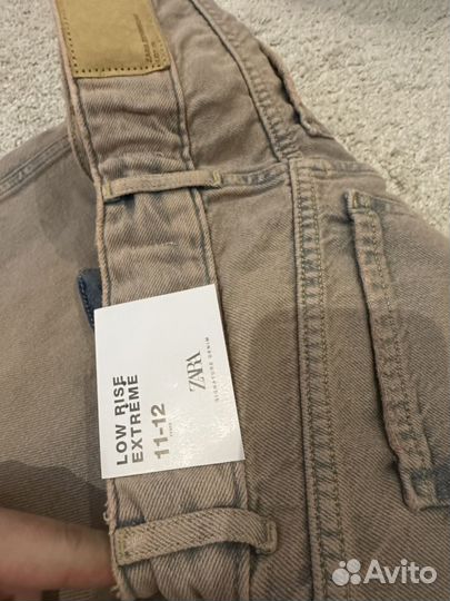 Джинсы zara для девочки 152 новые
