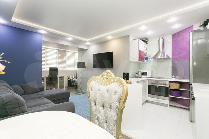 3-к. квартира, 69,1 м², 13/16 эт.