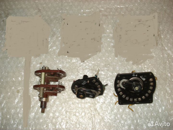 Переключатели галетные, разные