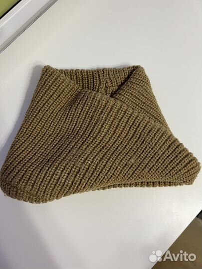 Комплект шапка и снуд варежки zara