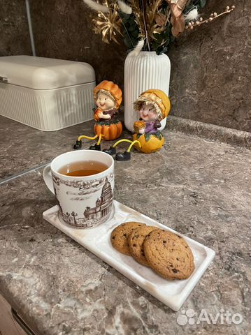 Поднос из искусственного камня