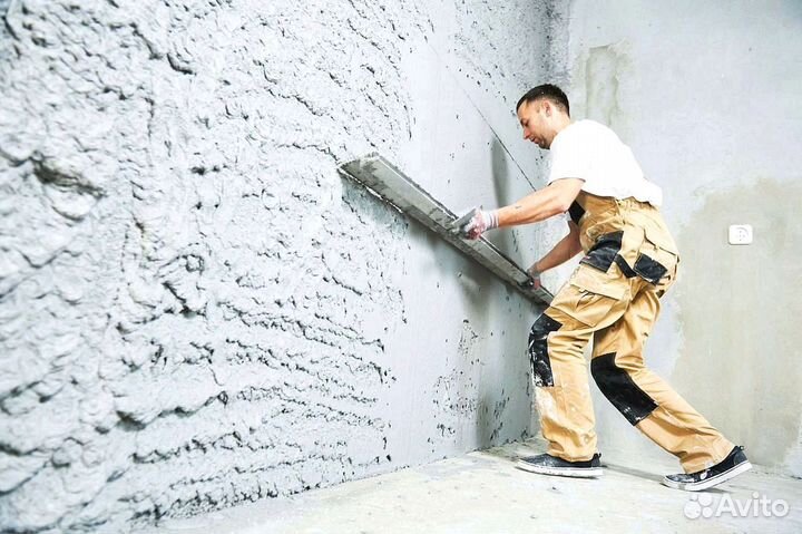 Ремонт квартир / Штукатура стен, шпаклевка стен