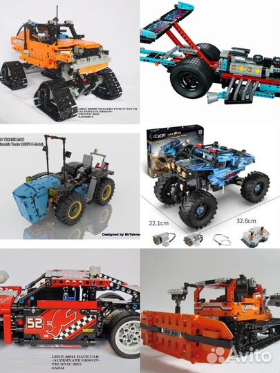 Lego technic большая коллекция