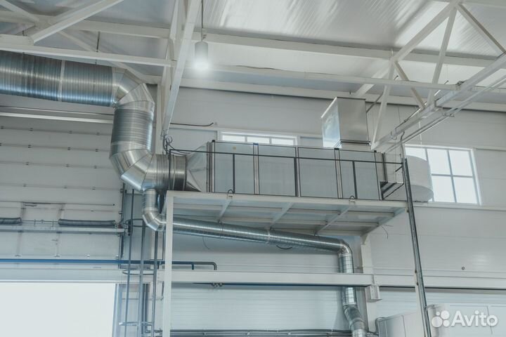 Монтаж вентиляции промышленных зданий под ключ