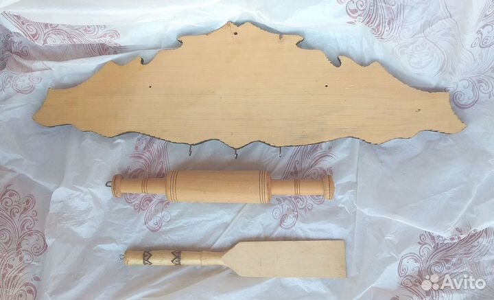 Сувенирный кухонный набор из дерева