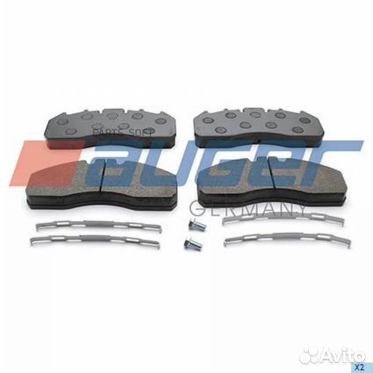 Auger 76454 колодки дисковые 29174 передние 249.3x109.7x29.3\ Volvo