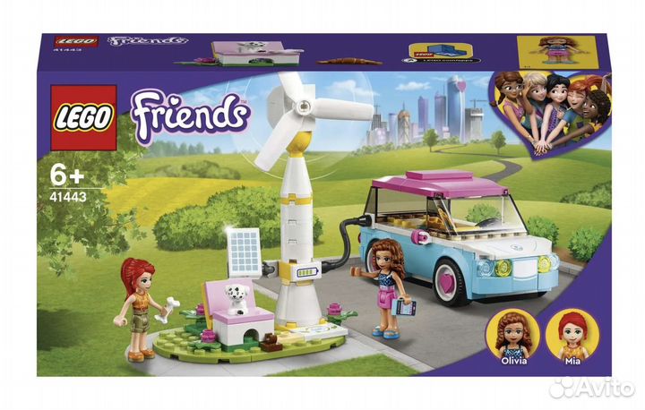 Lego Friends 41443 Электромобиль Оливии