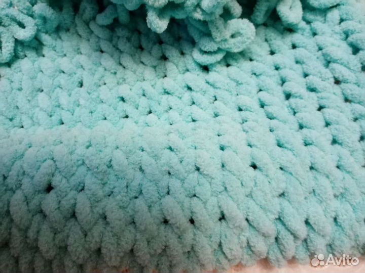 Шарф вязаный новый, пряжа Турция Подушки