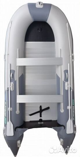 Надувная лодка gladiator C420AL светло/темно-серый