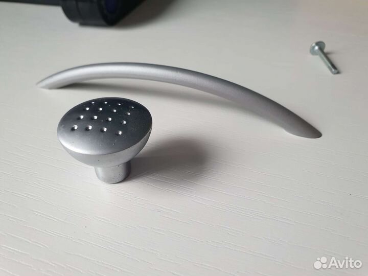 Ручки мебельные матовый хром