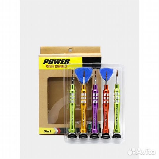 Набор отверток 9237 5 шт и 2 медиатора