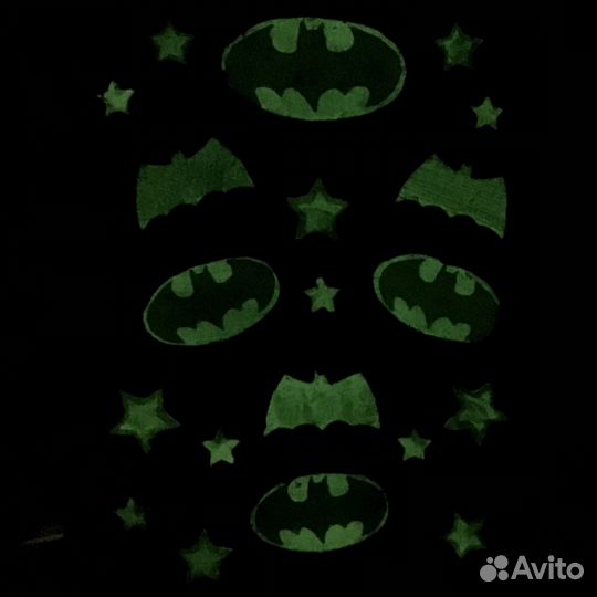 Светящиеся в темноте стикеры Batman zara home