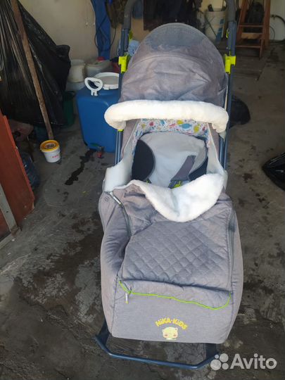 Санки коляска ника