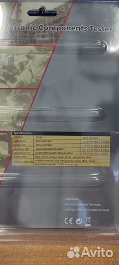 SMD-100 мультиметр - измеритель параметров SMD-ком