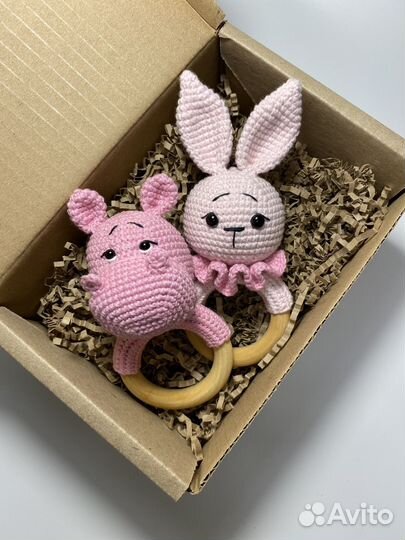 Вязаные погремушки