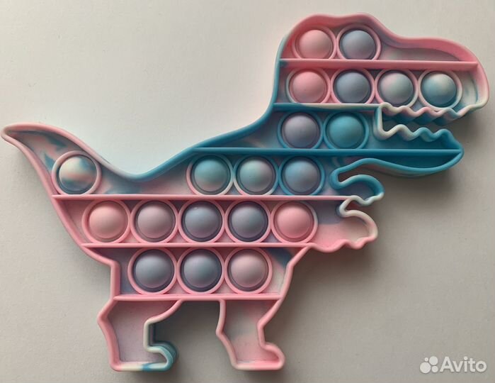 Поп ит/Pop it, детская игрушка в форме динозавра