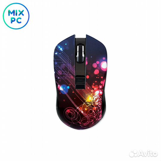 Мышь qumo Fractal M25, беспроводная, 3 кнопки