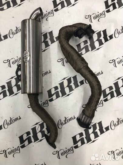 Выхлопная система Yamaha Grizzly 700 два выхода