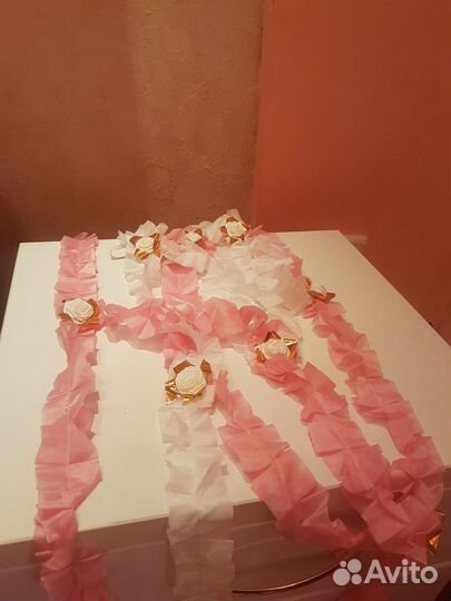 Свадебные украшения на машину