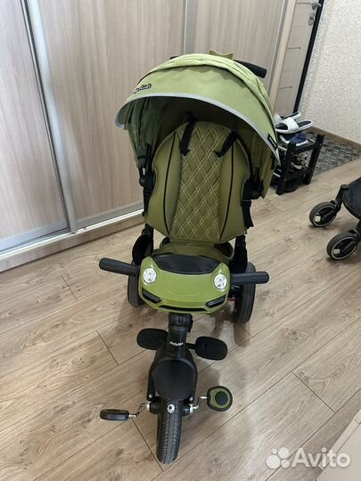 Детский велосипед с родительской ручкой