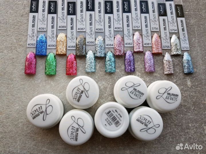 Жидкие блёстки Lurex для ногтей