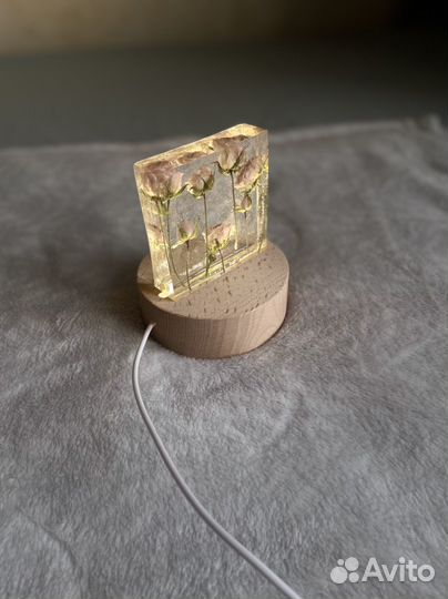 Ночник (с цветами) / Светильник