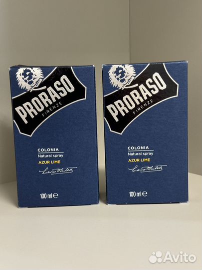 Одеколон Proraso Azur Lime 100мл