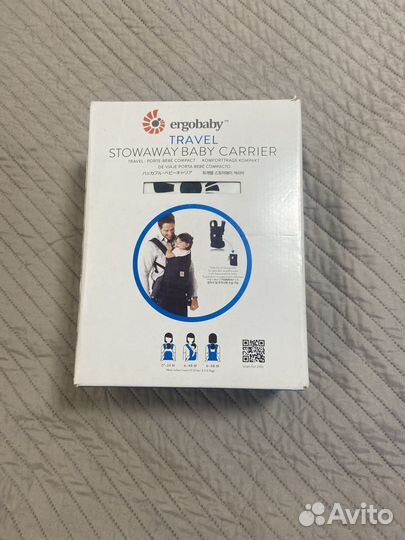 Эргорюкзак кенгуру Ergobaby travel оригинал