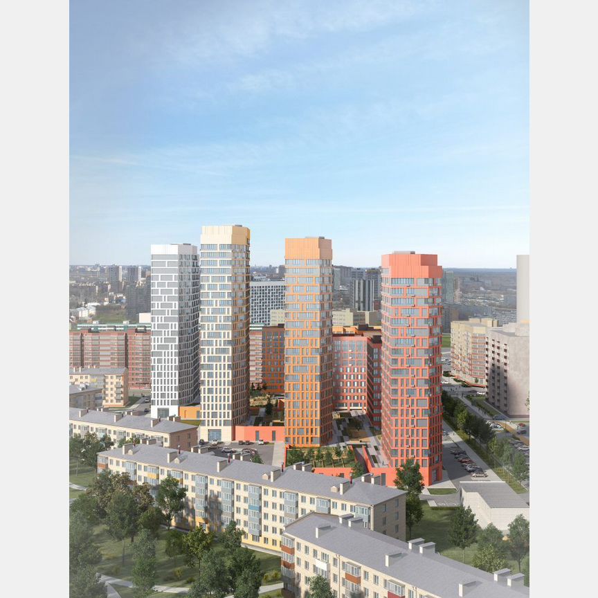 2-к. квартира, 56,1 м², 9/25 эт.